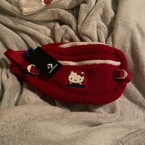 NWT. HELLO KITTY x CONVERSE FANNY PACK